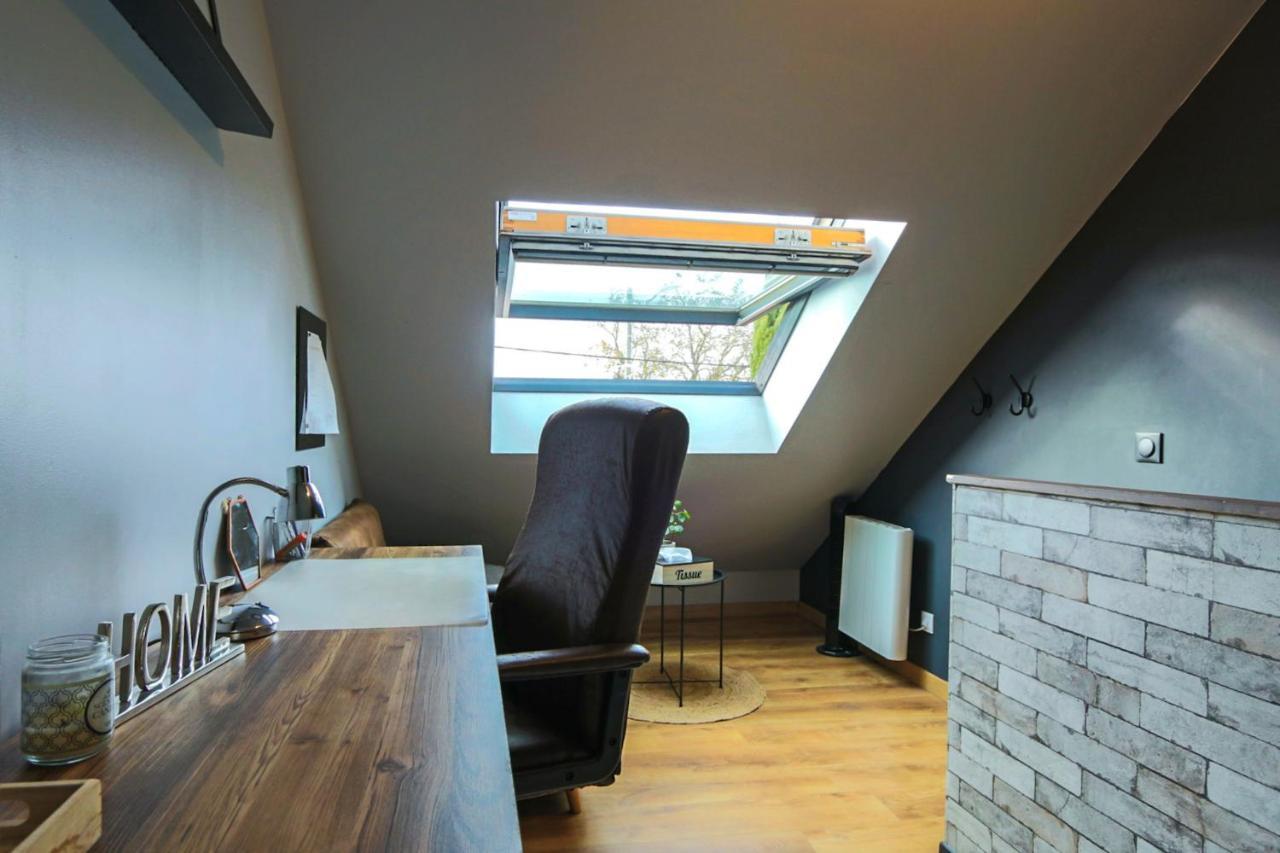 Breux-Jouy Maisonnette En Duplex Avec Terrasse מראה חיצוני תמונה